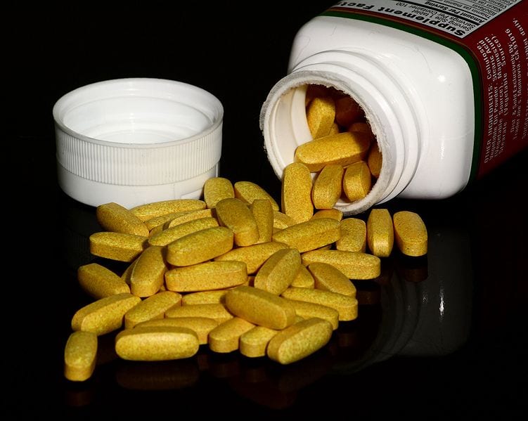 Tablette, Medizin, gelb, Dose, Vitamine